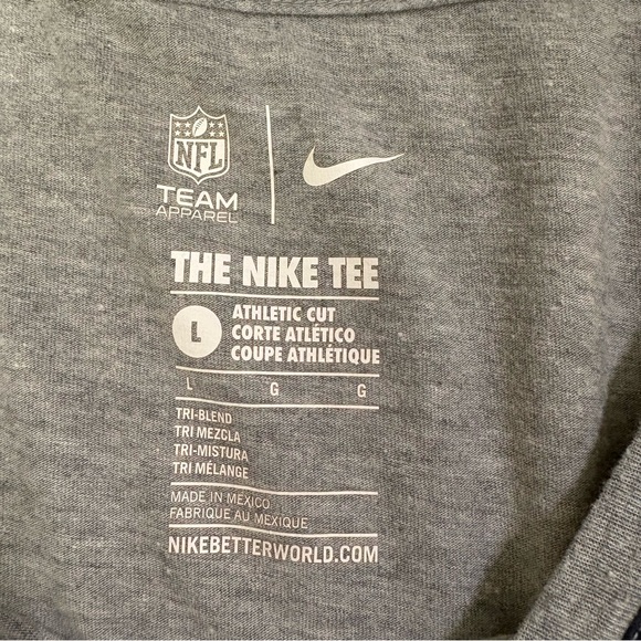 Nike Women's Gray and Navy Seattle Seahawks team shirt, woman’s size L - Picture 15 of 15